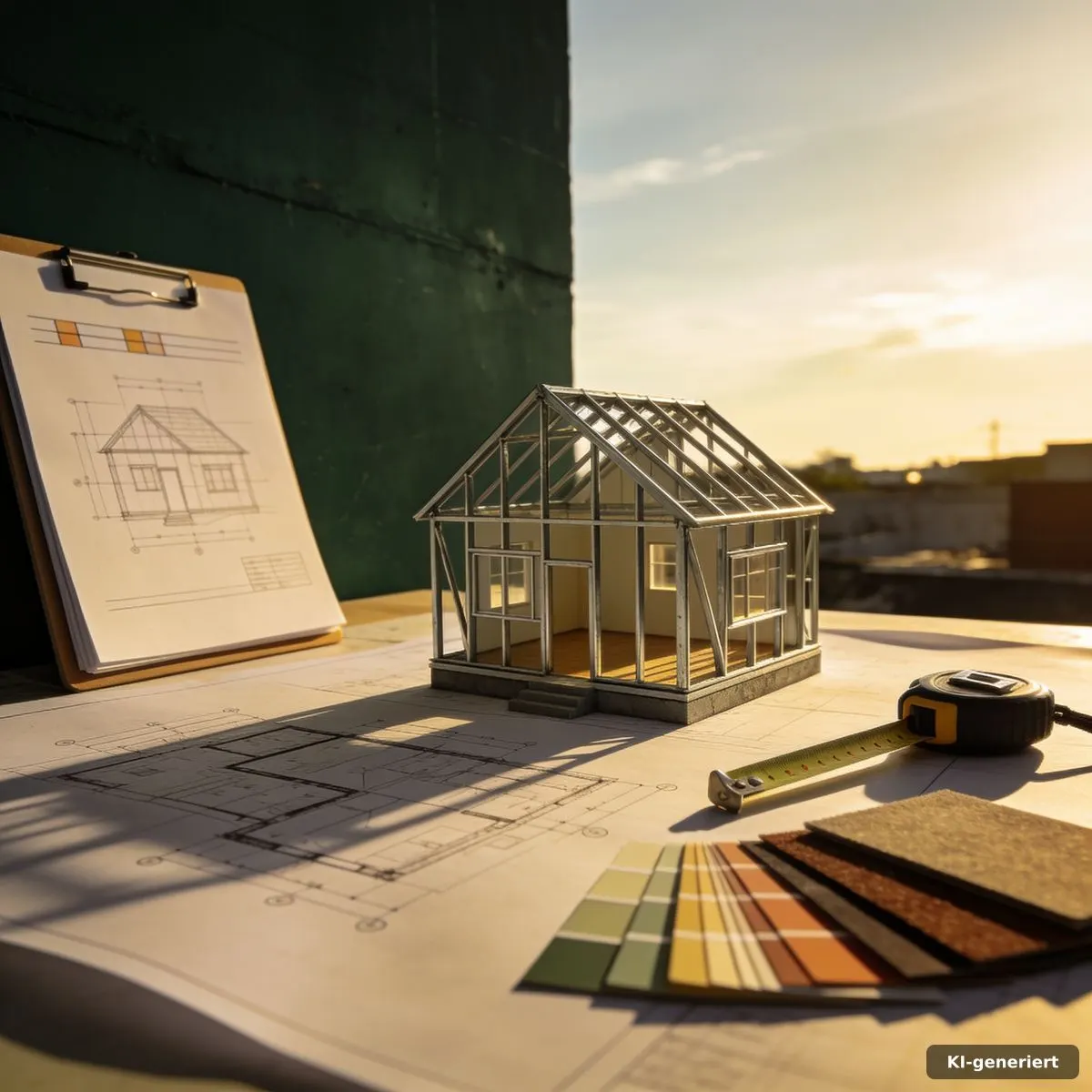 Planungsunterlagen für Tiny House Versicherung und Stahlrahmenbauweise